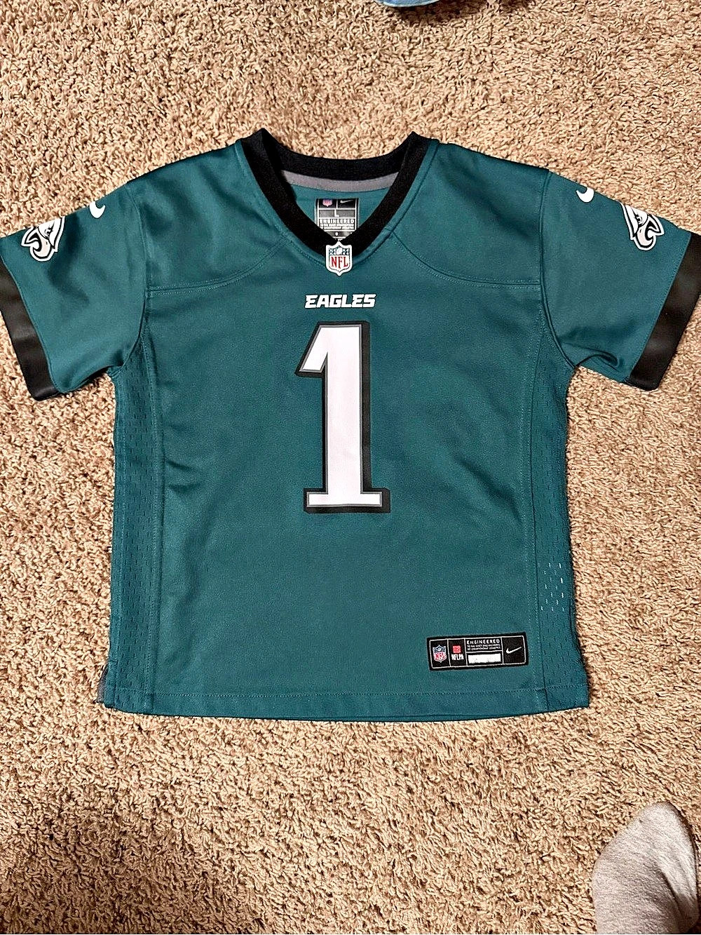 Nike Jalen Hurts Philadelphia Eagles Nike Kids Game Jersey Eagles Jersey Kids
